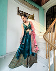 Bottle Green Sharara Set