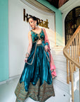 Bottle Green Sharara Set