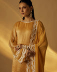 Mango Yellow Short Kurta Set