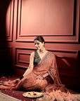 Cantaloupe Saree