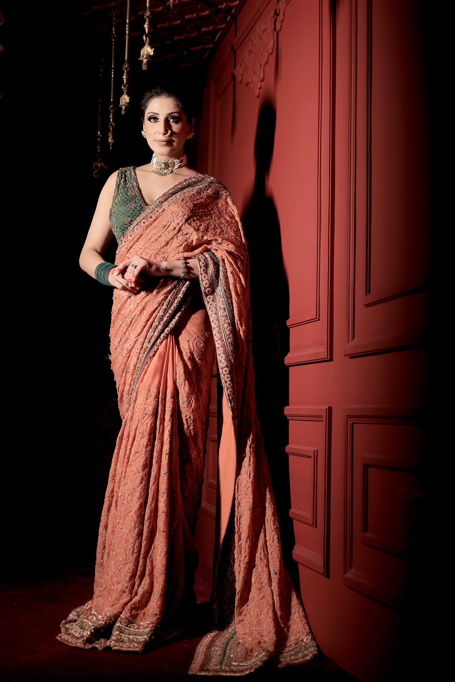Cantaloupe Saree