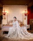 The Adorn Grey Drap Saree