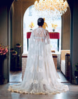The Adorn Grey Drap Saree