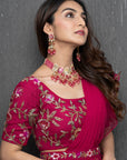Rosé Pink Saree