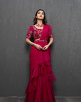 Rosé Pink Saree