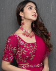 Rosé Pink Saree