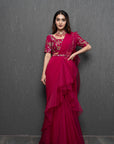 Rosé Pink Saree
