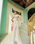 Pearl White Color Saree
