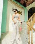 Pearl White Color Saree