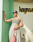 Pearl White Color Saree