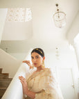 Puff Sleeves Silk Blouse
