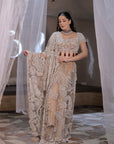 Nude Beige Saree