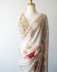 Silken Elegance In Silver Grey
