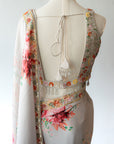 Silken Elegance In Silver Grey