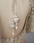 Elegant Light Grey Organza Saree With Ornate Blouse