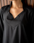 Black Kurta with Pants (Set of 2)