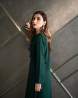Emrald Green Kurta with Pants (Set of 2)