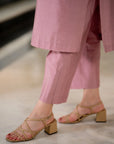 Mauve Kurta with Pants (Set of 2)