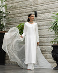 Khushboo & Pankaj Ivory White Pure Silk Kurta Set (Silk Serenity)