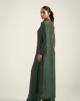 Khushboo & Pankaj Emerald Green Pure Silk Kurta Set (Silk Serenity)