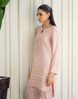 Khushboo & Pankaj Dusty Rose Embroidered Suit Set with Dupatta