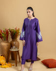 Khushboo & Pankaj Royal Iris Embroidered Kurta Set