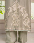 Khushboo & Pankaj Sage Green Embroidered Suit Set with Dupatta