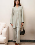 Khushboo & Pankaj Stone Veil Cotton Tunic Co-Ord Set