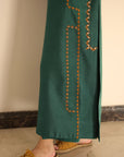 Khushboo & Pankaj Forest Threadwork Kurta Set