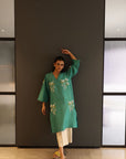 Khushboo & Pankaj Botanical Threadwork Kurta Set