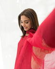 Red solid Farshi Salwar Set