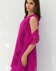 Fuschia solid Farshi Salwar Set