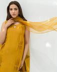 Mustard solid Farshi Salwar Set