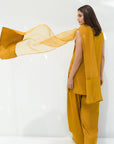 Mustard solid Farshi Salwar Set