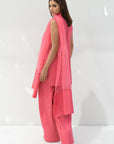 Blush Pink solid Farshi Salwar Set