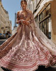Marron & Ivory Lehenga set
