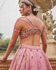 Flamingo Flounce Lehenga Set