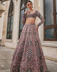 Wisper of Wine Lehenga Set