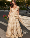 Ivory Pre-drapped Dupatta Lehenga Set