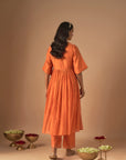 Leher Kediyu Anarkali Set