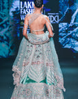Lotus Teal Lehenga Set