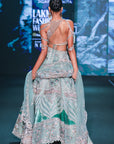 Lotus Teal Lehenga Set