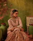 Pink Hand Embroidered Sharara Set
