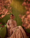 Pink Hand Embroidered Sharara Set
