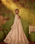 Pink Hand Embroidered Lehenga Set