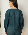 DRAMATIC SLEEVE BLOUSE