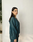 DRAMATIC SLEEVE BLOUSE
