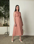 SLEEVELESS CUT-OUT DRESS