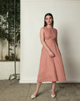 SLEEVELESS CUT-OUT DRESS