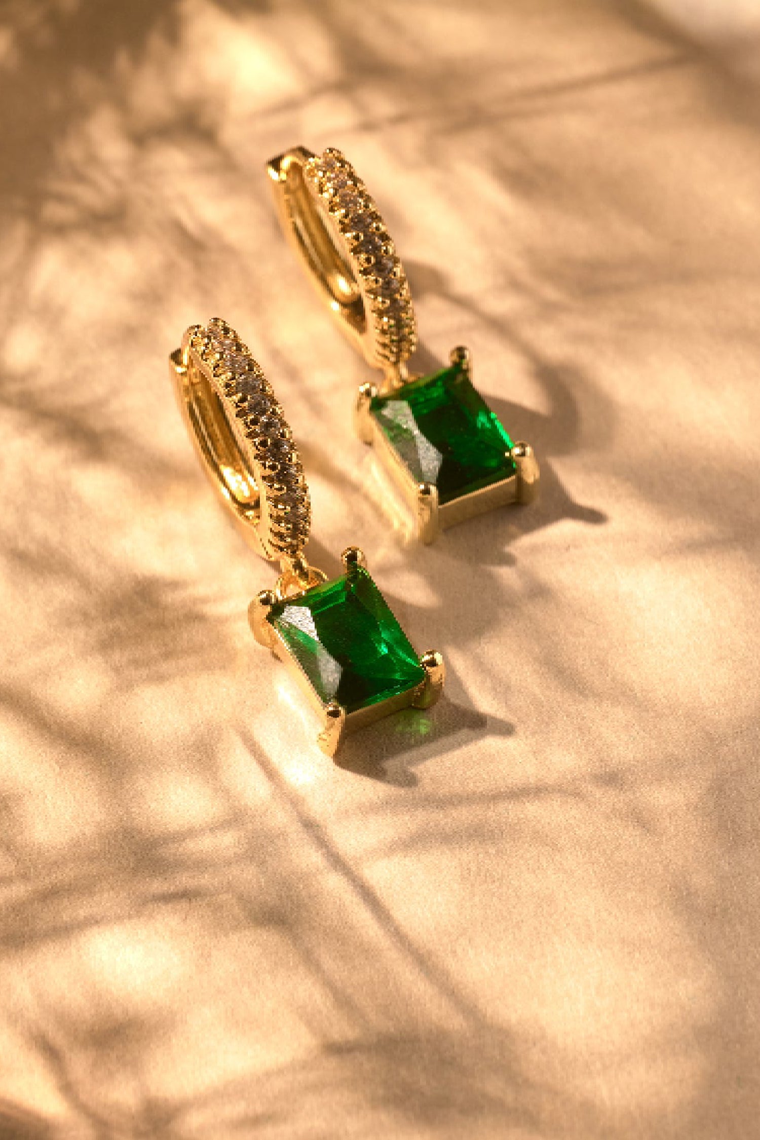 Crystalline Huggies - Green